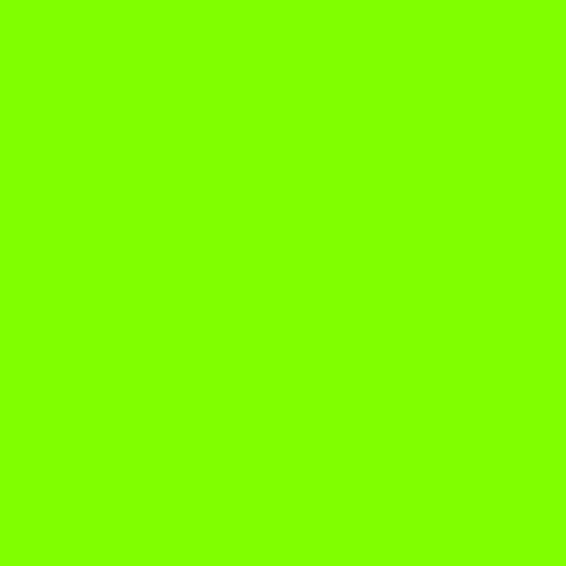 Color RGB 127,255,0 : Chartreuse (web)