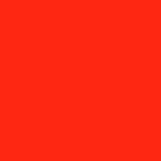 Color RGB 254,39,18 : Red (RYB)
