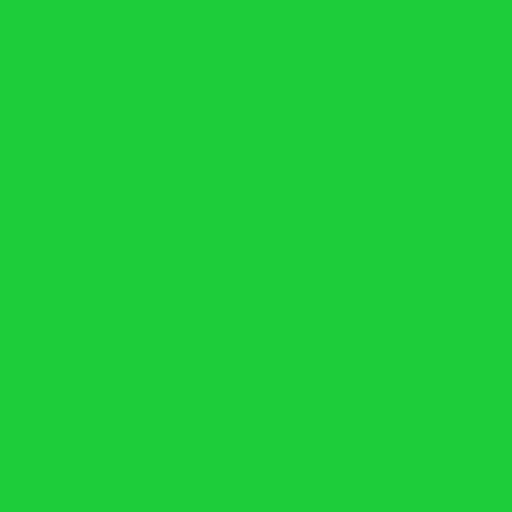 Color #1cce39 